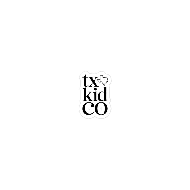 Texas Kid Co Stacked Sticker